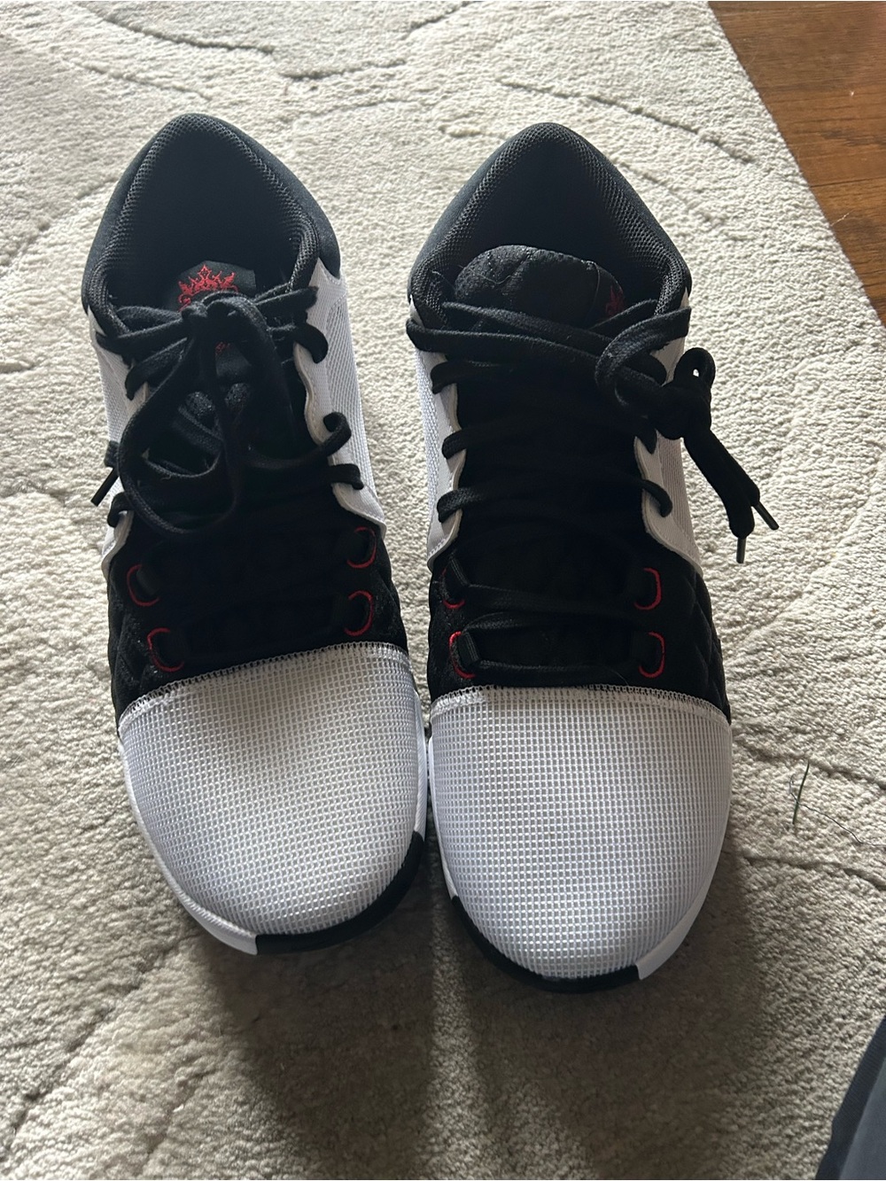 LeBron Nike Black, White and Red Low-Top Training Shoes - Picture 2 of 3